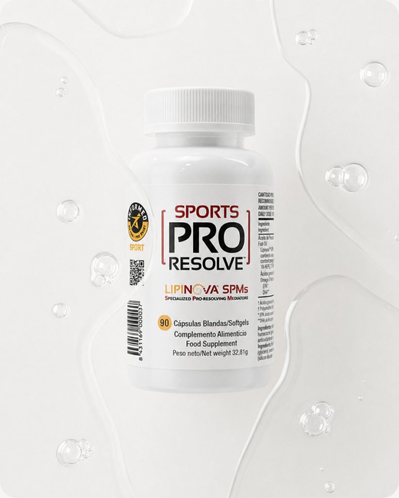 Bote de Sports ProResolve sostenido con una mano